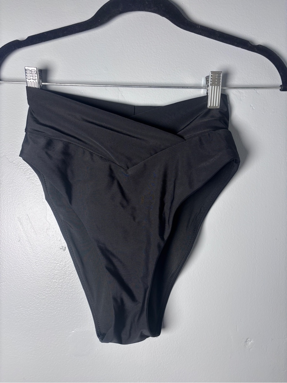 Aerie Crossover High Waisted Bikini Bottom size small - Picture 1 of 5